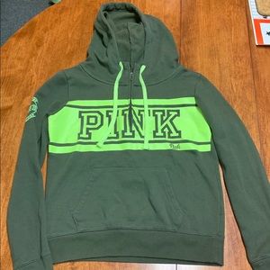 Pink half zip jacket